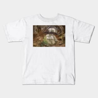 Red River Gorge Double Arch Painting Kids T-Shirt